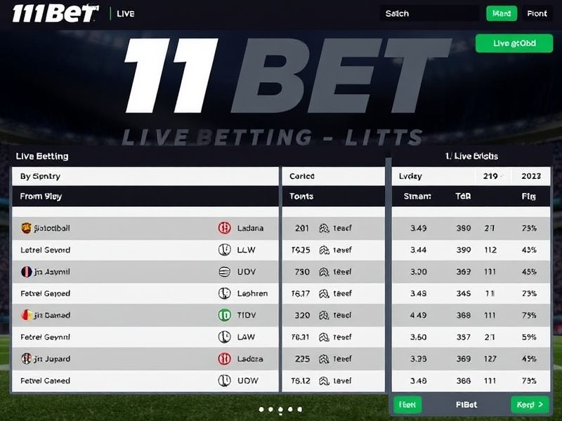 Discover 11bet, your premier destination for online gambling. Explore casino games, sports betting, live events, and exclusive bonuses. Join the trusted platform for secure and exciting wagering experiences.